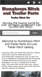 Mobile Screenshot of humphreystrailerhitch.com